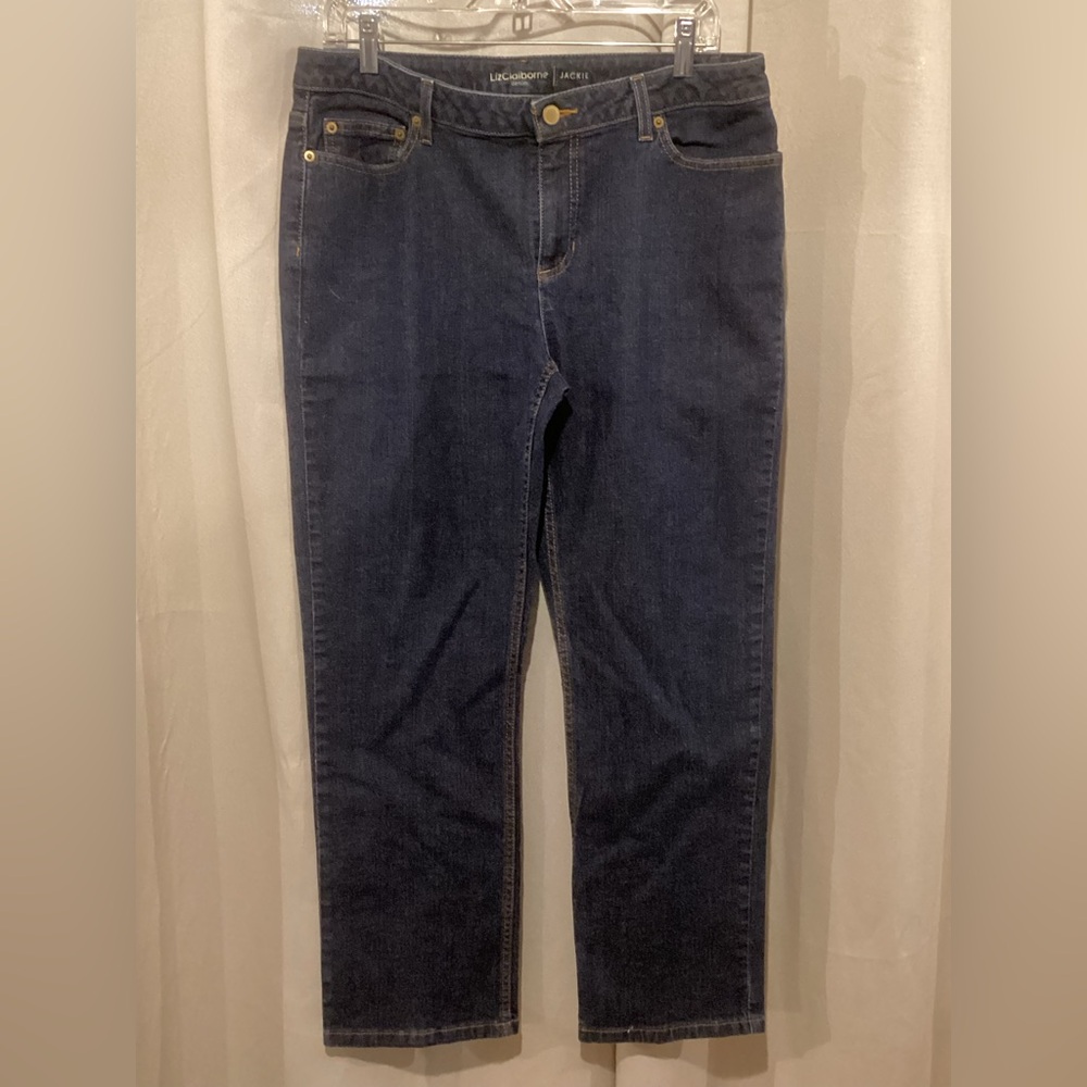 Liz Claiborne Dark Blue High-Rise Women's Jeans